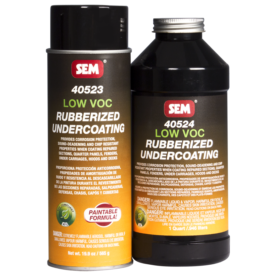 Low VOC Rubberized Undercoating Products SEM Products
