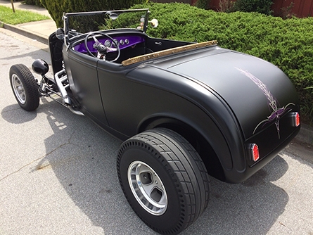 Albert Traille 32 Ford Roadster, SEM Hot Rod Black