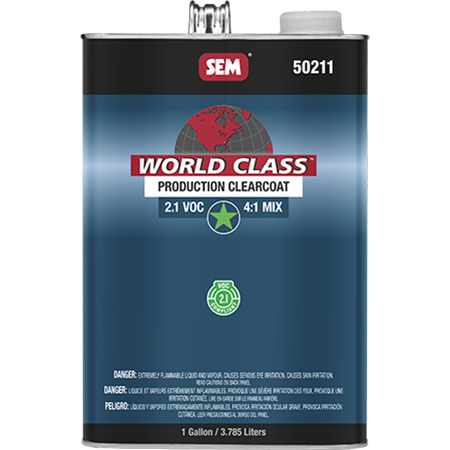 World Class™ 2.1 VOC Production Clearcoat - 50211 - Discontinued