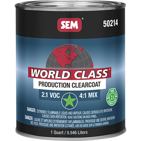 World Class™ 2.1 VOC Production Clearcoat - 50214 - Discontinued