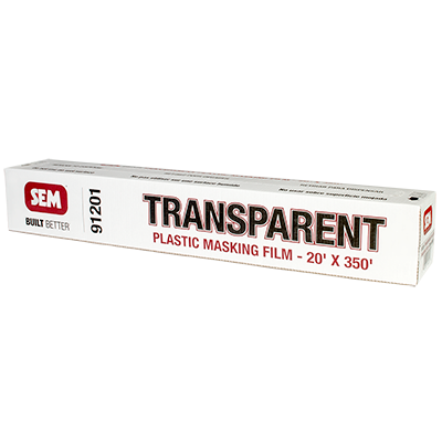Transparent Plastic Masking Film - 91201