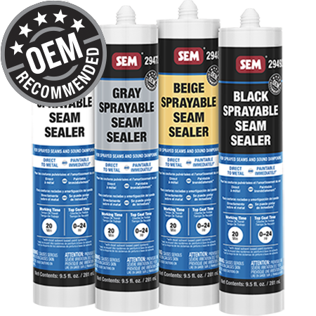 1K Sprayable Seam Sealers