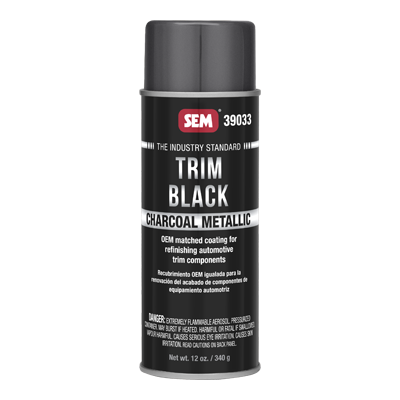 Trim Black Charcoal Metallic